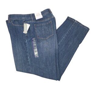 C J  Banks Everyday Denim Straight Fit Straight Leg Jeans 14W Comfort Waist 4200